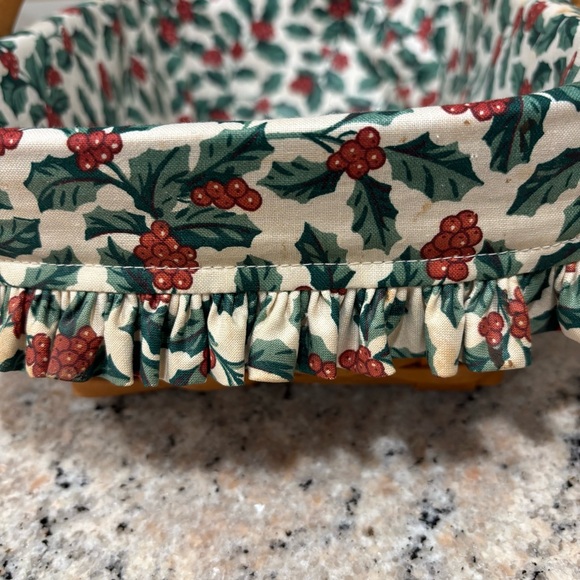 Vintage Longaberger 1996 Holiday Cheer Basket - Picture 8 of 16